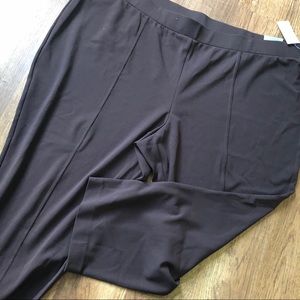 Catherines 4XWP petite brown dress pants elastic